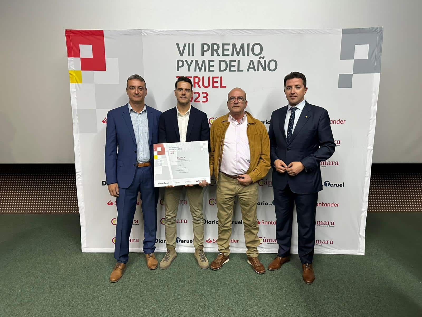 Gilva S.A. Recibe el Premio "Formación y Empleo" en la VII Edición del Premio Pyme del Año Teruel 2023